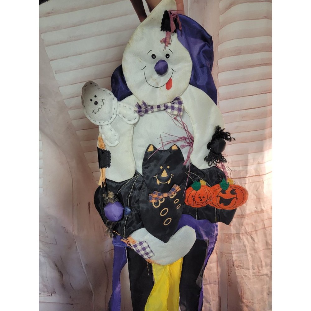 Halloween‎ vintage wind catcher hanging ghost bat pumpkin decor spider